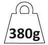 380g