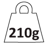 210g
